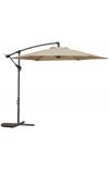 Zweefparasol Ibiza taupe 300 cm