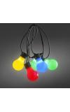 LED feestverlichting met multicolor opaal lampen