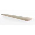 Zwevende wandplank eiken recht 120 x 30 cm - 25 mm