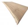 Zwevende wandplank acacia boomstam 100 x 30 cm